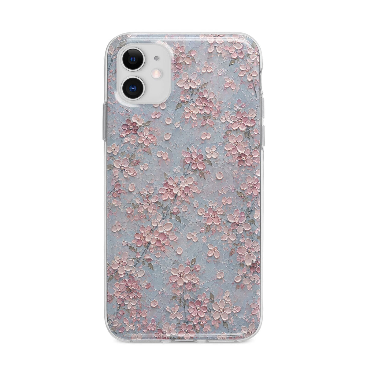 Blossom Haze Apple iPhone 11 in White with Bumper Case