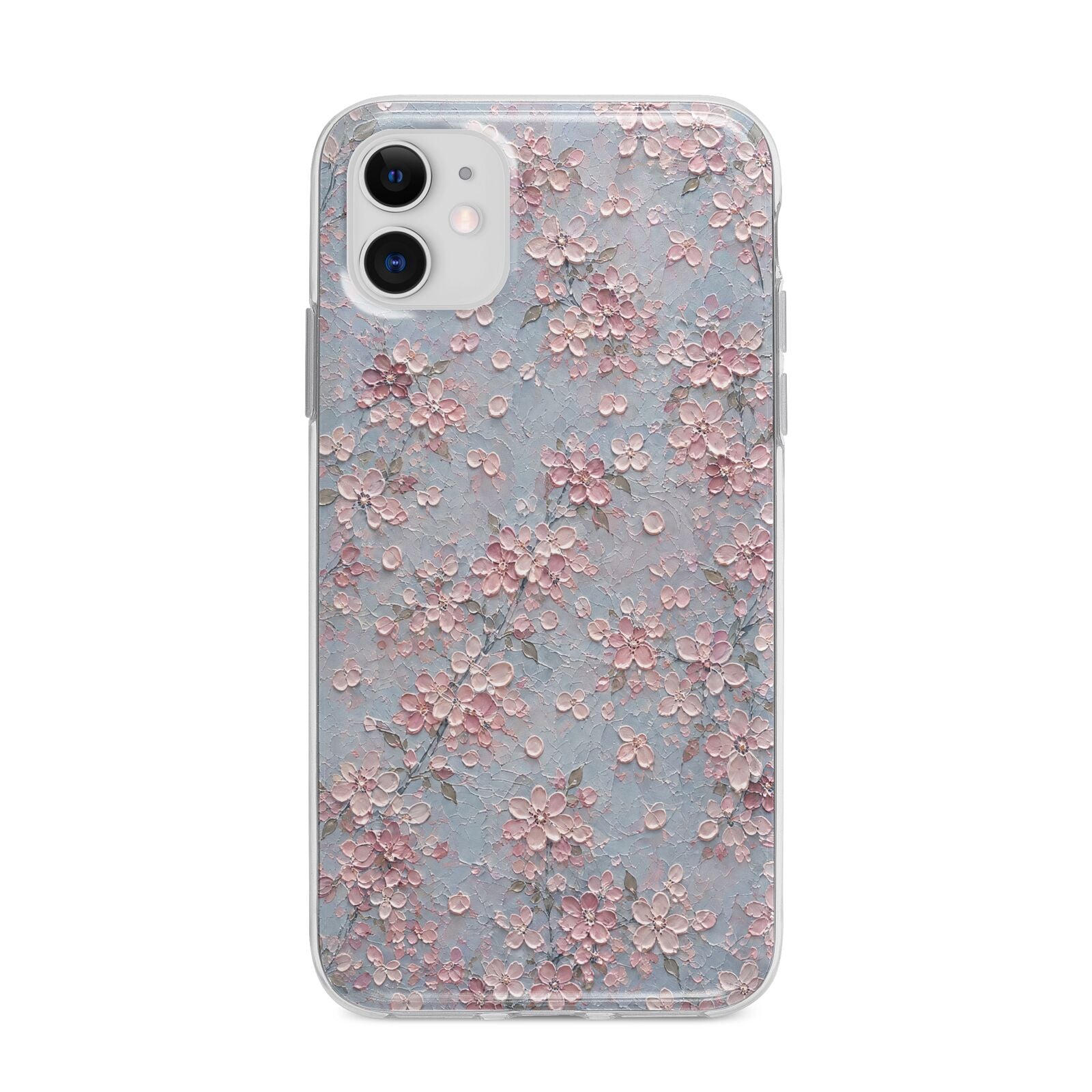 Blossom Haze Apple iPhone 11 in White with Bumper Case