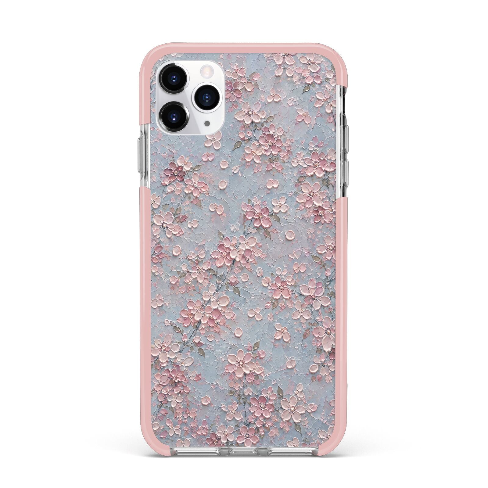 Blossom Haze iPhone 11 Pro Max Impact Pink Edge Case