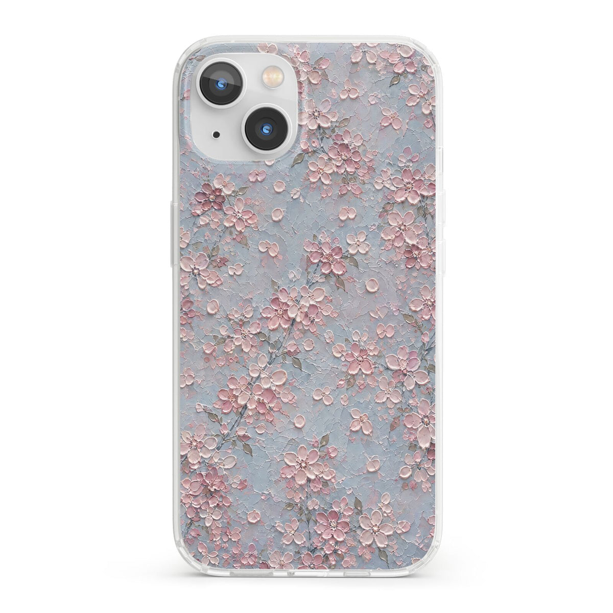 Blossom Haze iPhone 13 Clear Bumper Case