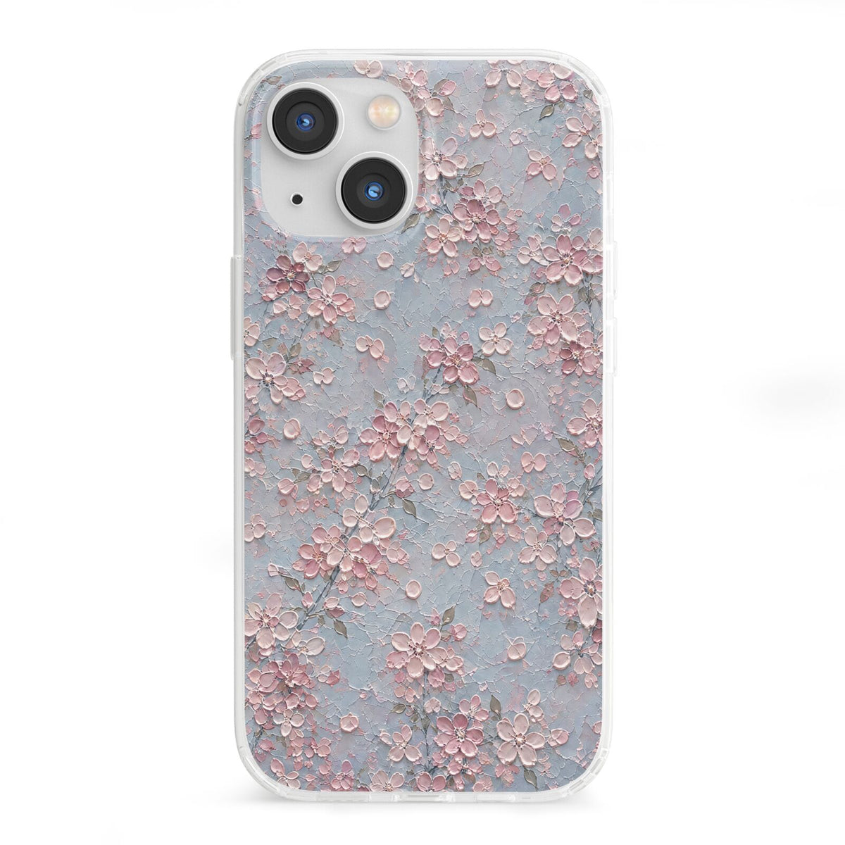 Blossom Haze iPhone 13 Mini Clear Bumper Case