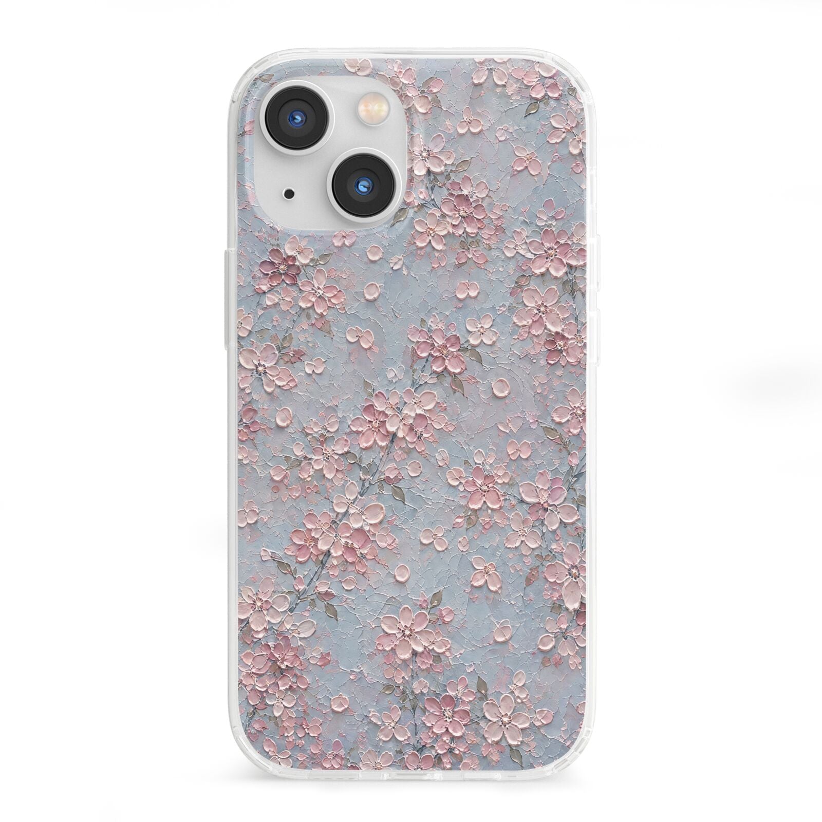Blossom Haze iPhone 13 Mini Clear Bumper Case