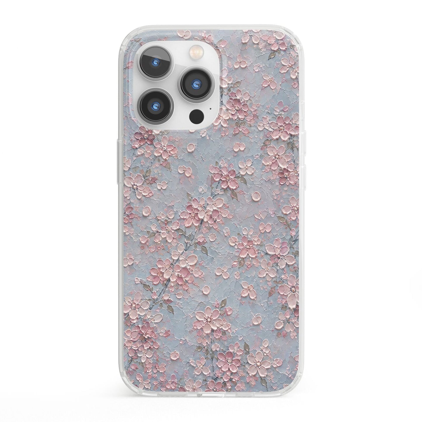 Blossom Haze iPhone 13 Pro Clear Bumper Case