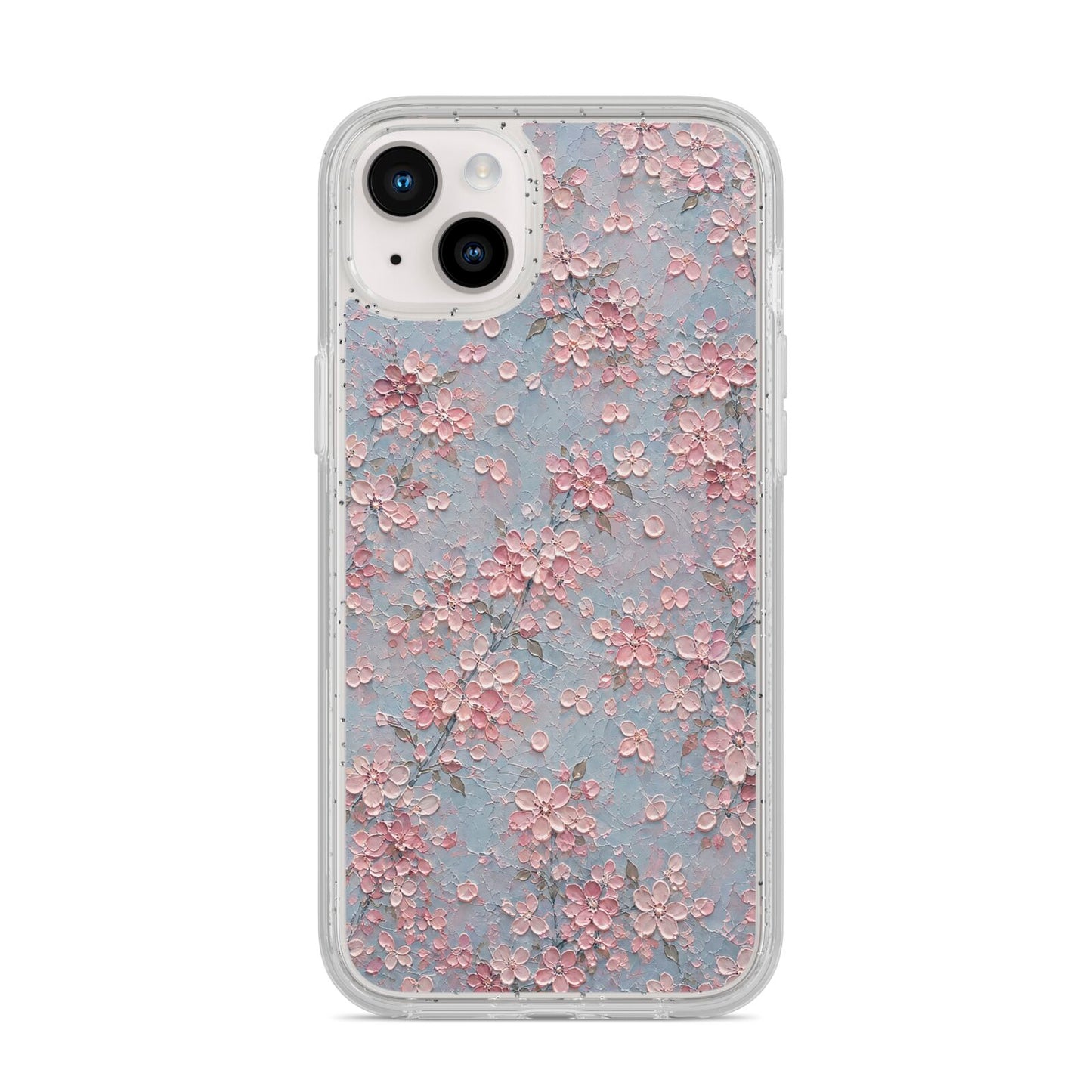 Blossom Haze iPhone 14 Plus Glitter Tough Case Starlight