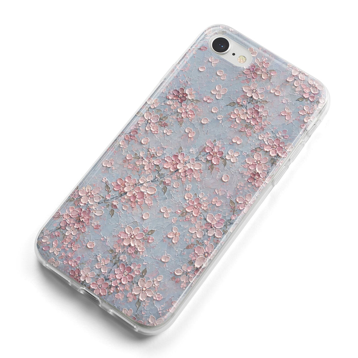 Blossom Haze iPhone 8 Bumper Case on Silver iPhone Alternative Image
