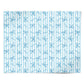 Blue Bow Mum Stripe Mothers Day Personalised Wrapping Paper Alternative