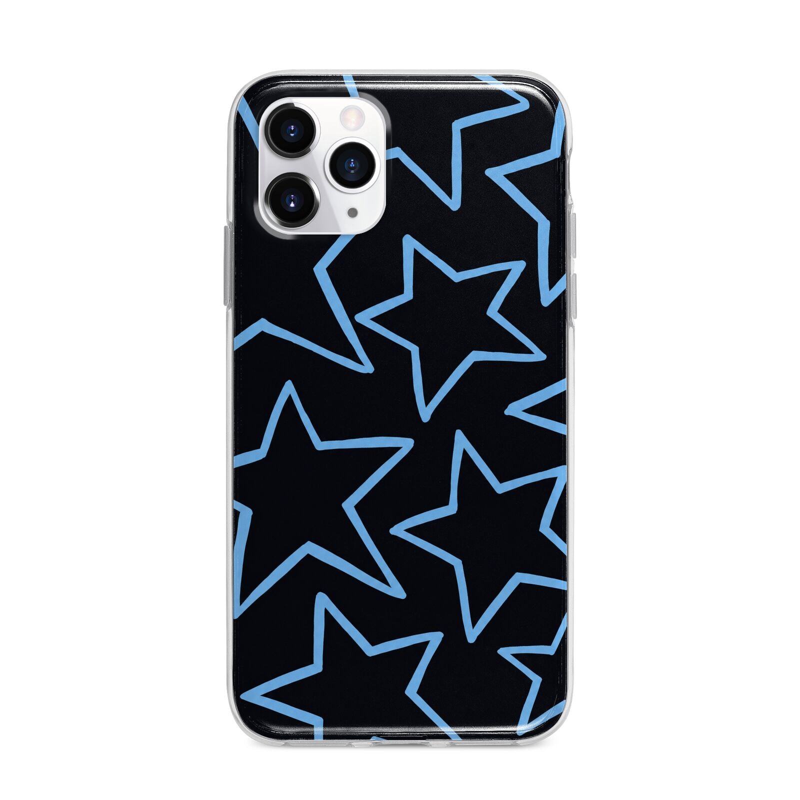 Blue Hour Stars Apple iPhone 11 Pro in Silver with Bumper Case