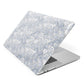 Blue Seashell Pattern Apple MacBook Case Side View
