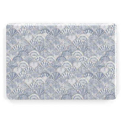 Blue Seashell Pattern Apple MacBook Case