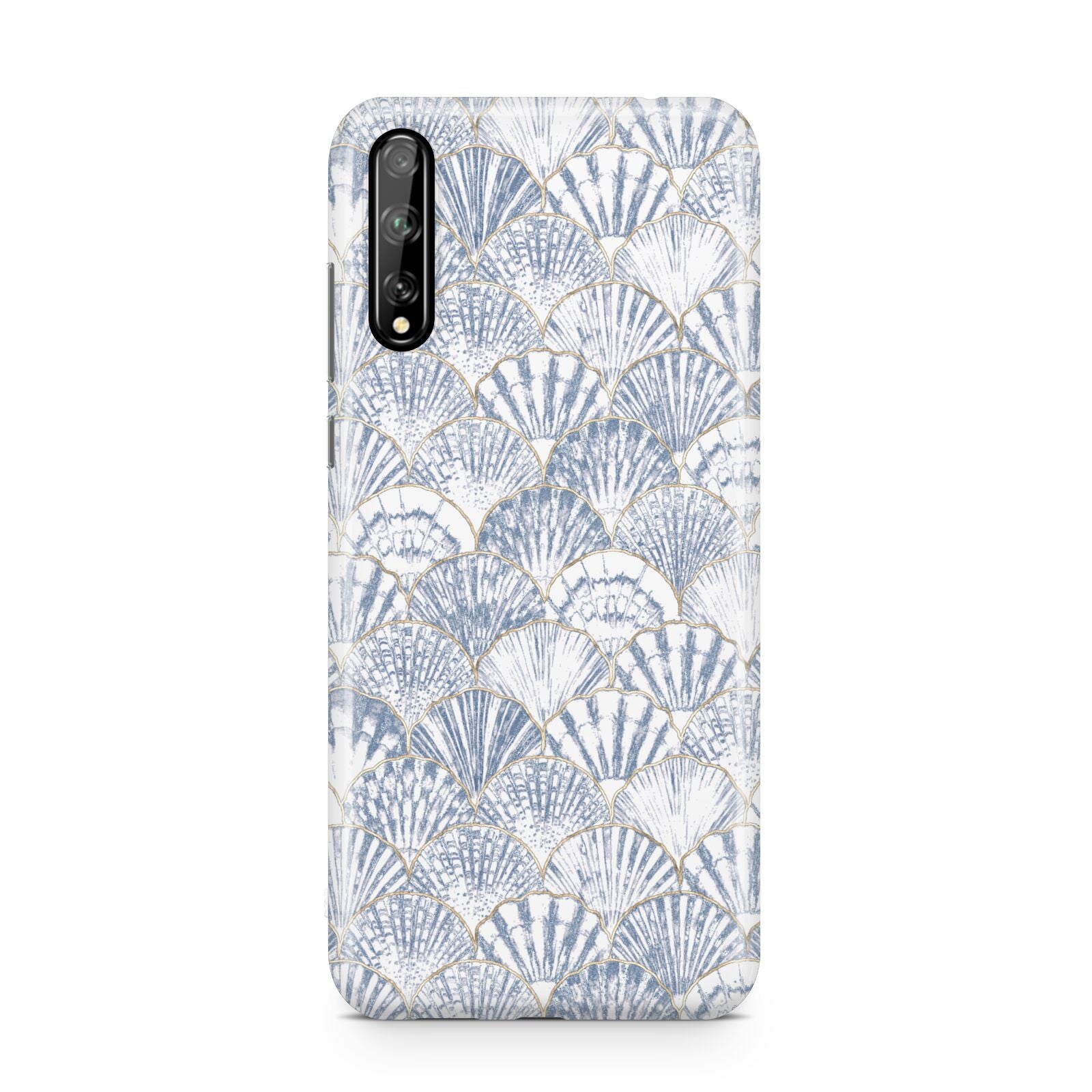 Blue Seashell Pattern Huawei Enjoy 10s Phone Case