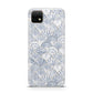 Blue Seashell Pattern Huawei Enjoy 20 Phone Case