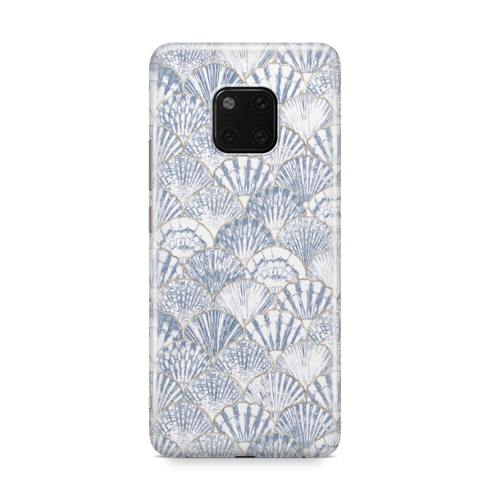 Blue Seashell Pattern Huawei Mate 20 Pro Phone Case