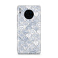 Blue Seashell Pattern Huawei Mate 30