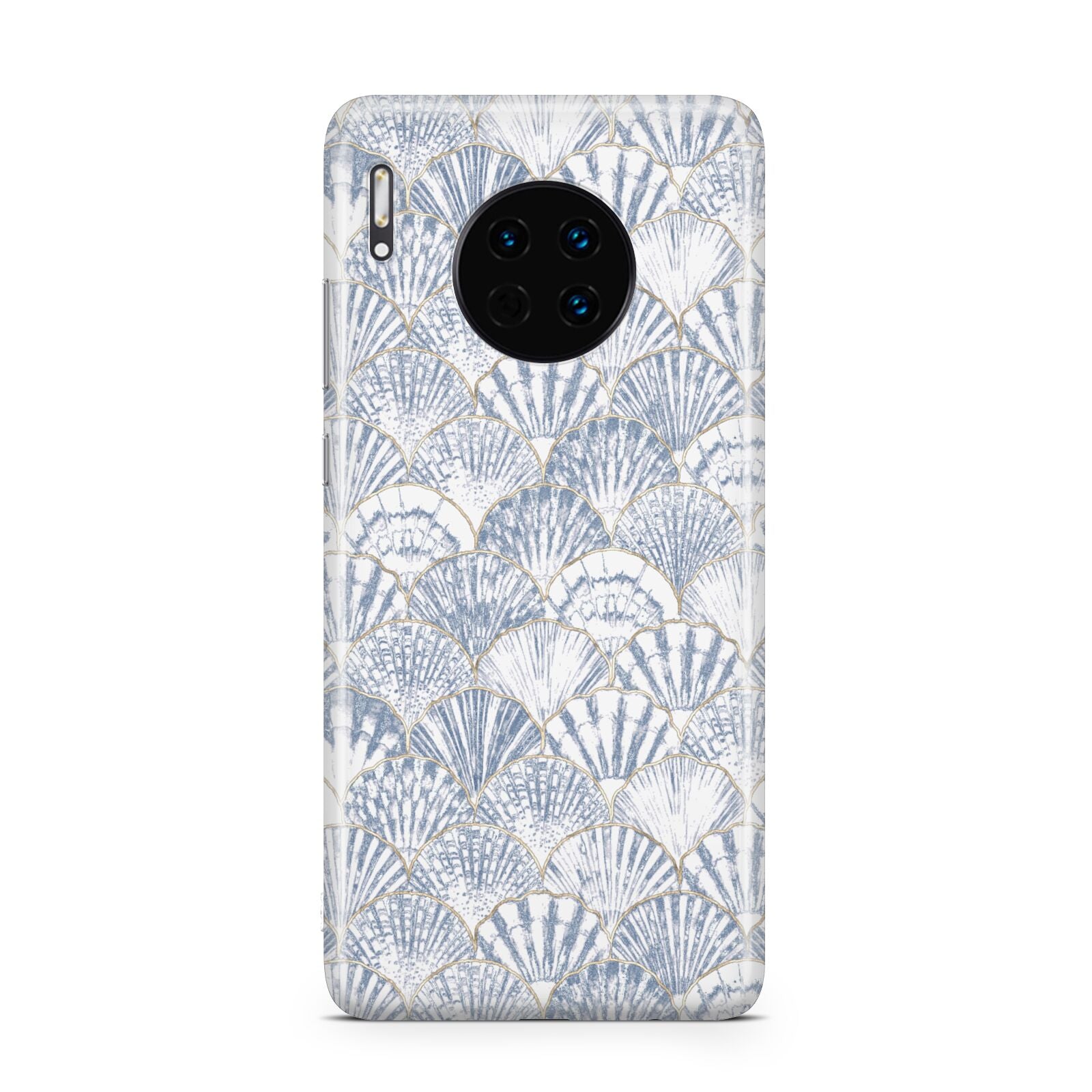 Blue Seashell Pattern Huawei Mate 30