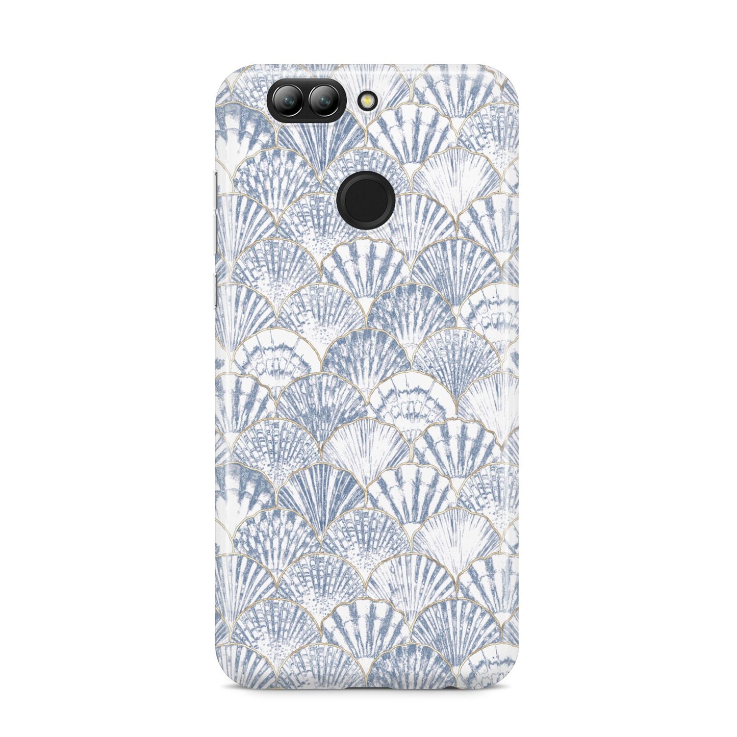 Blue Seashell Pattern Huawei Nova 2s Phone Case