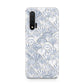 Blue Seashell Pattern Huawei Nova 6 Phone Case