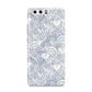 Blue Seashell Pattern Huawei P10 Phone Case