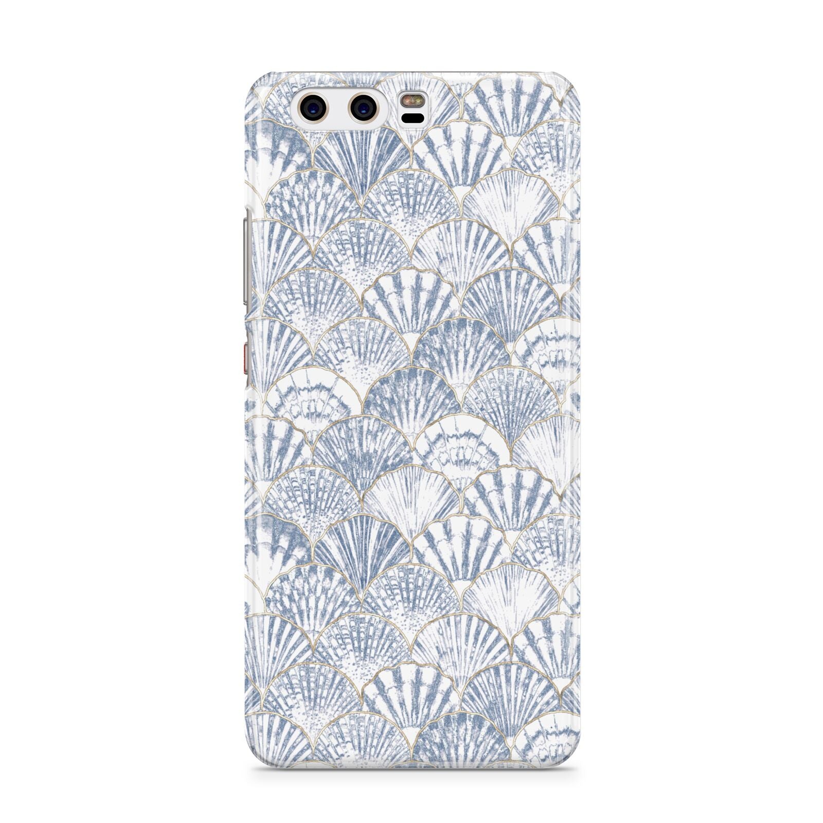 Blue Seashell Pattern Huawei P10 Phone Case