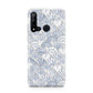 Blue Seashell Pattern Huawei P20 Lite 5G Phone Case