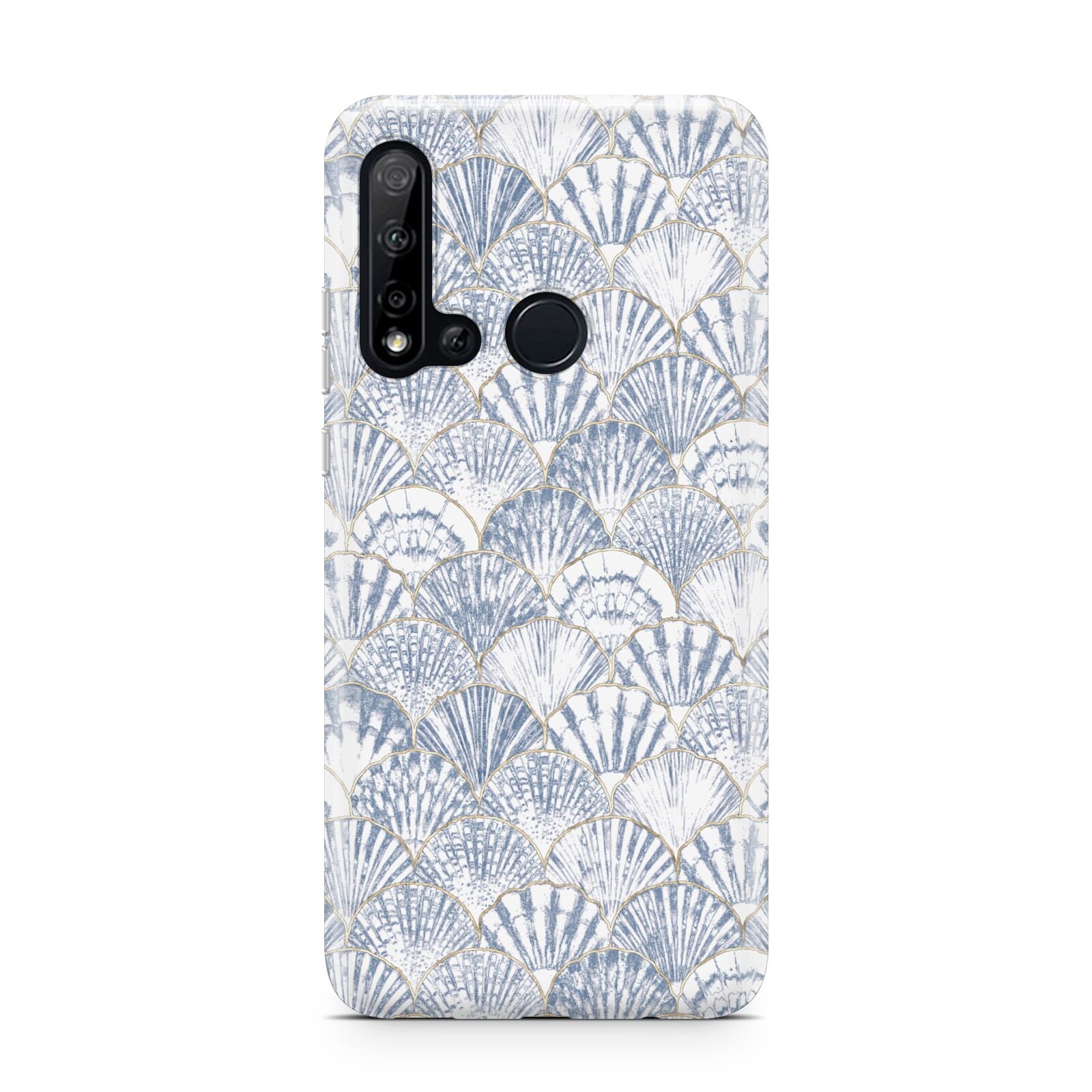 Blue Seashell Pattern Huawei P20 Lite 5G Phone Case