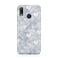 Blue Seashell Pattern Huawei P20 Lite Phone Case