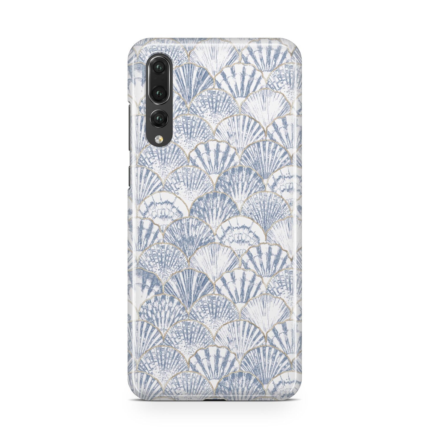 Blue Seashell Pattern Huawei P20 Pro Phone Case