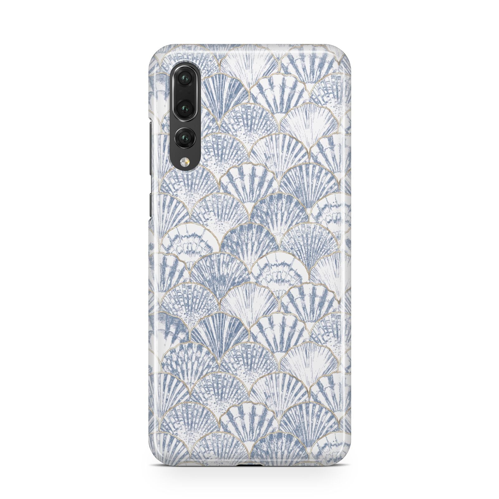 Blue Seashell Pattern Huawei P20 Pro Phone Case
