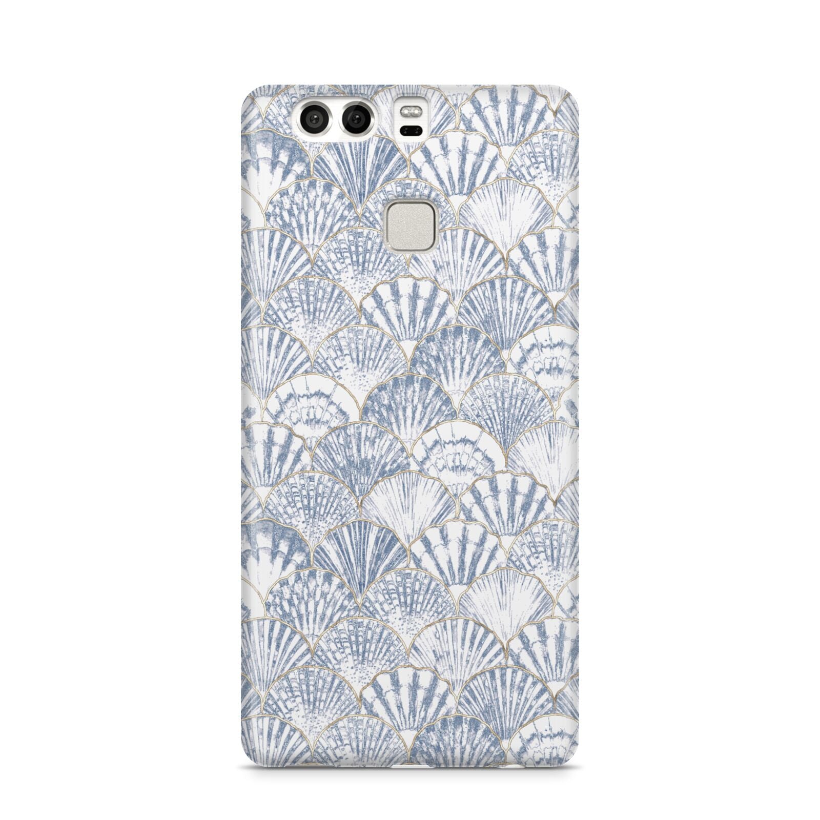 Blue Seashell Pattern Huawei P9 Case