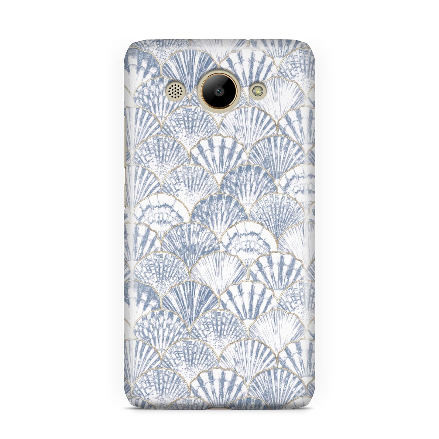 Blue Seashell Pattern Huawei Y3 2017