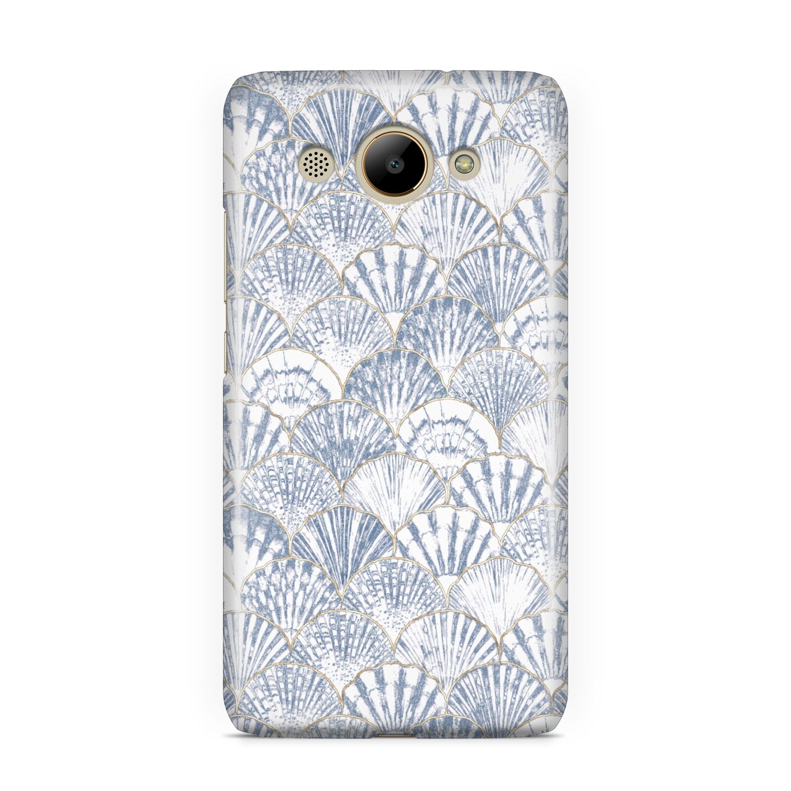 Blue Seashell Pattern Huawei Y3 2017