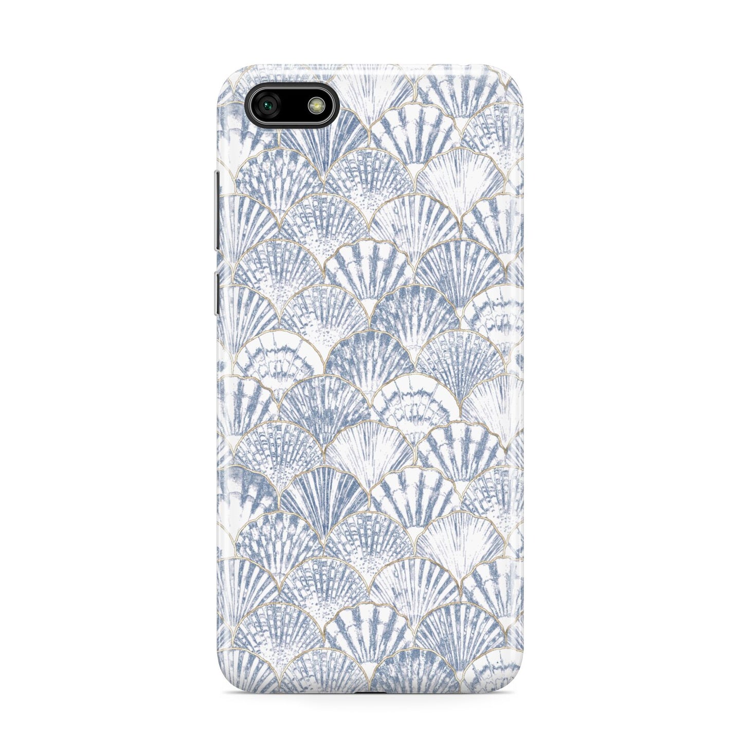 Blue Seashell Pattern Huawei Y5 Prime 2018 Phone Case