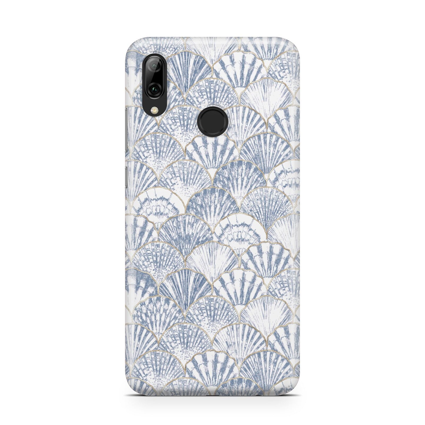 Blue Seashell Pattern Huawei Y7 2019