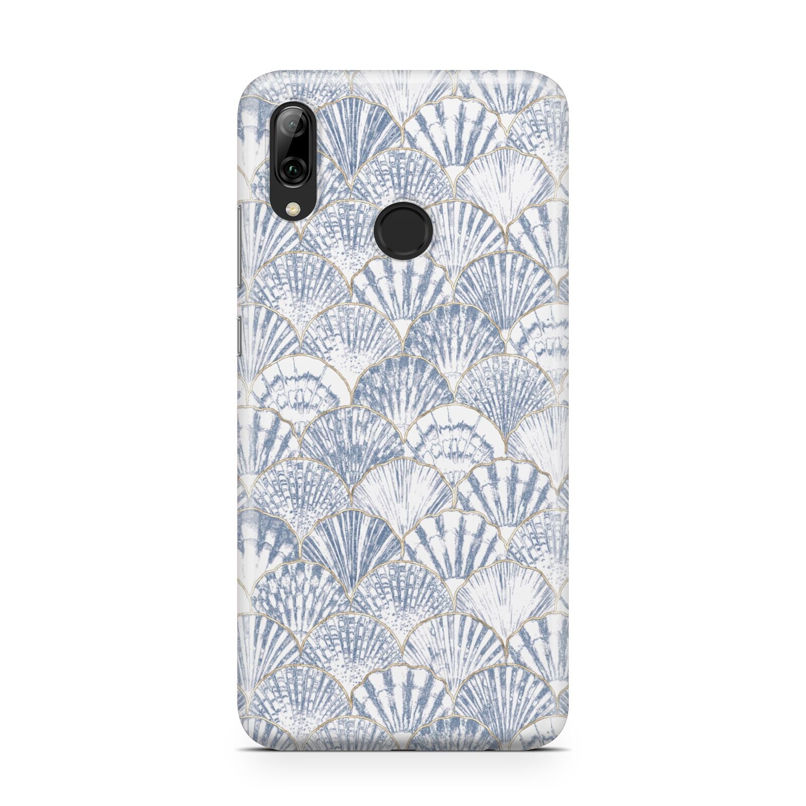 Blue Seashell Pattern Huawei Y7 2019