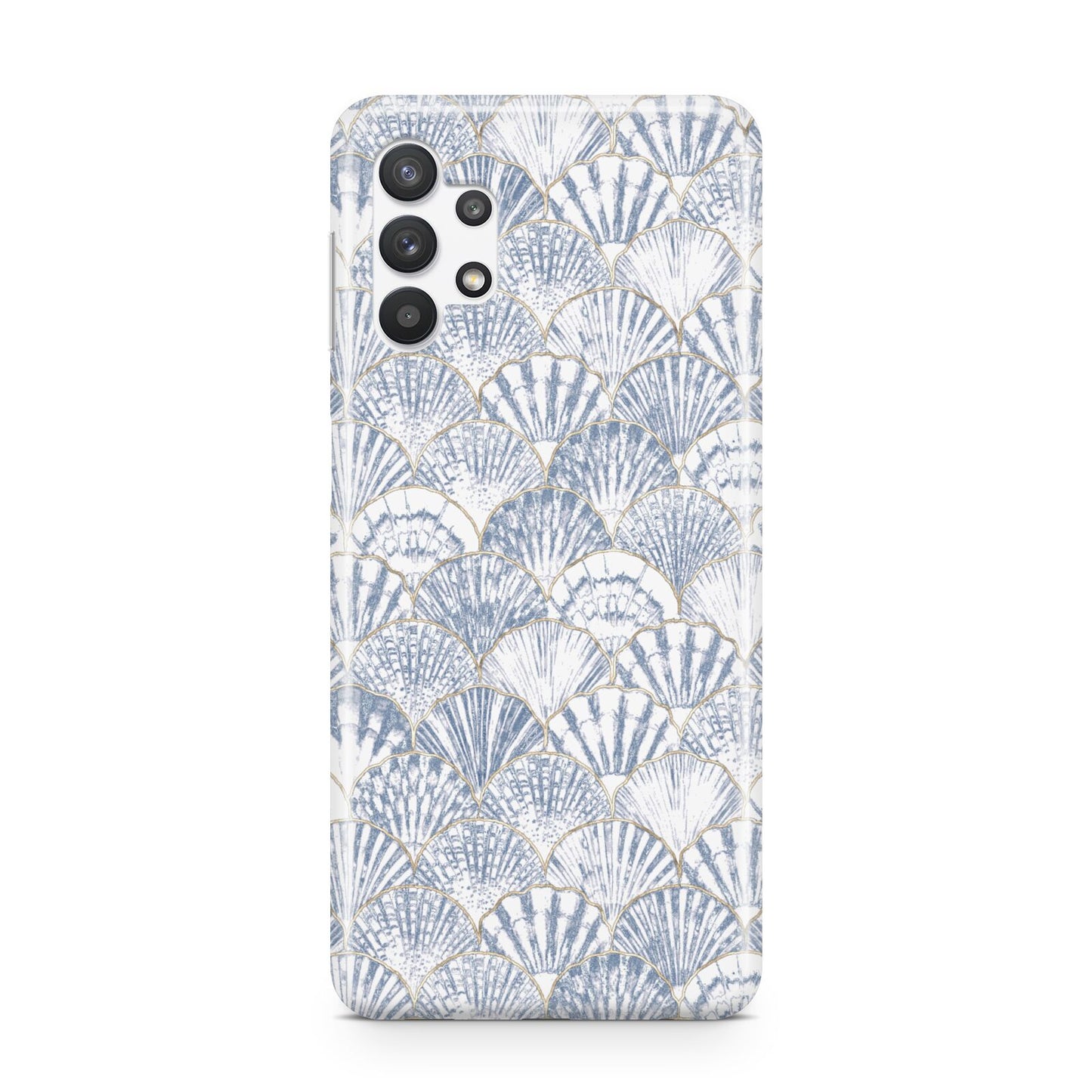 Blue Seashell Pattern Samsung A32 5G Case
