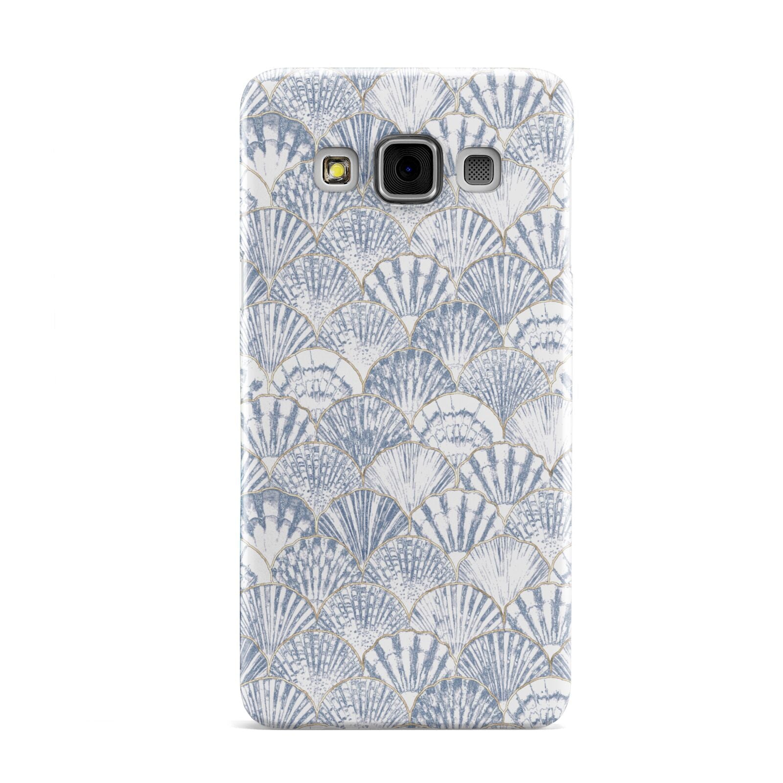 Blue Seashell Pattern Samsung Galaxy A3 Case