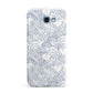 Blue Seashell Pattern Samsung Galaxy A7 2017 Case