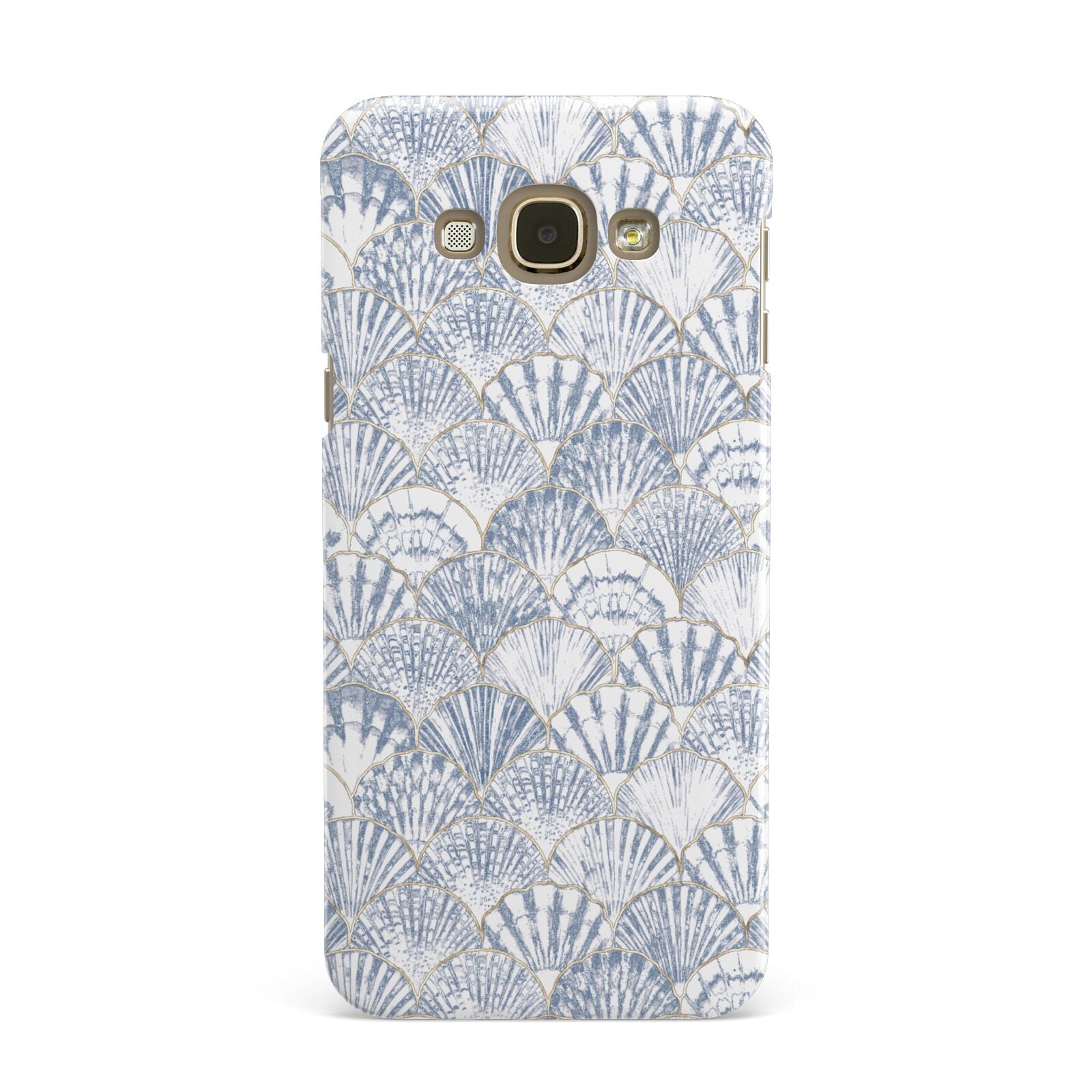Blue Seashell Pattern Samsung Galaxy A8 Case