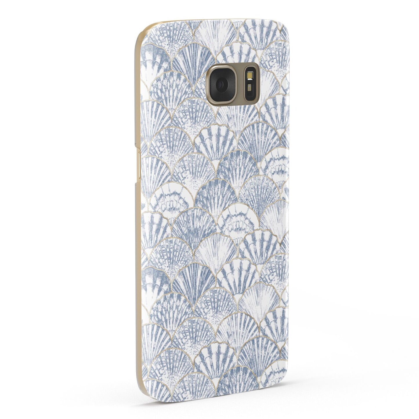 Blue Seashell Pattern Samsung Galaxy Case Fourty Five Degrees