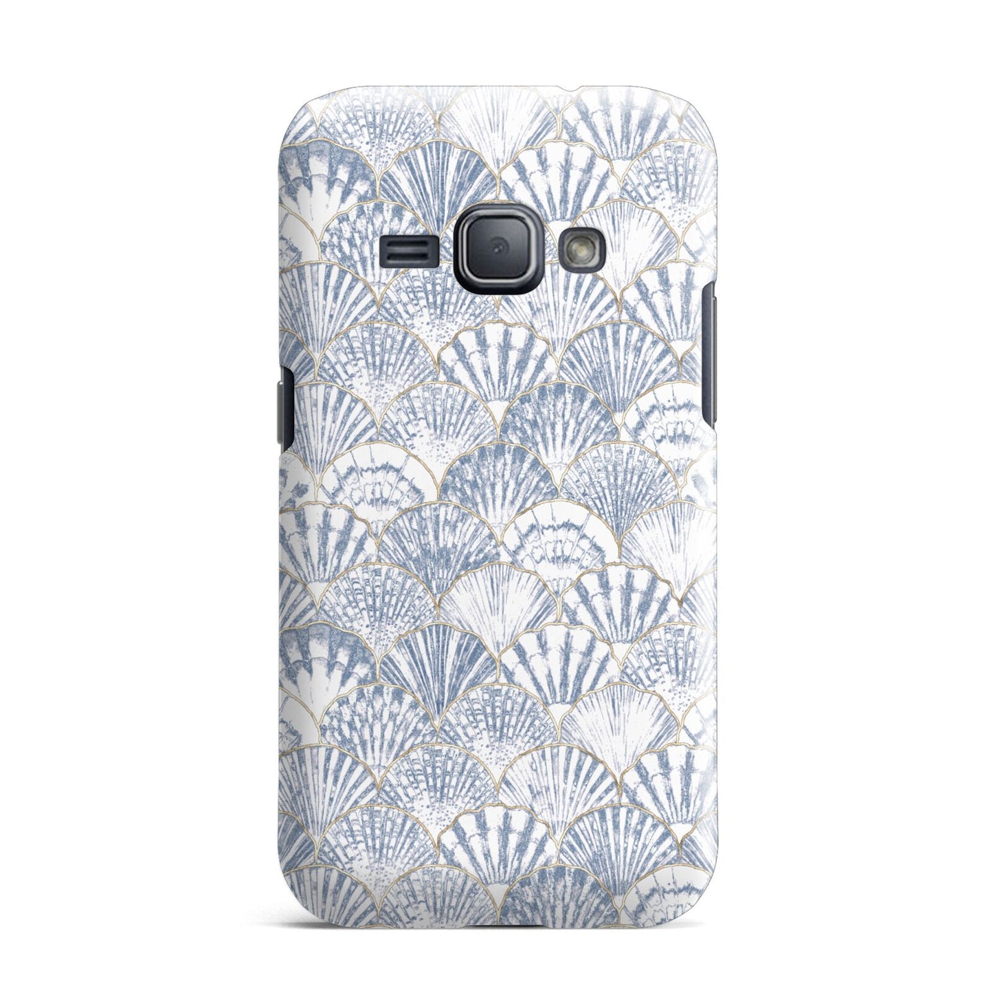 Blue Seashell Pattern Samsung Galaxy J1 2016 Case