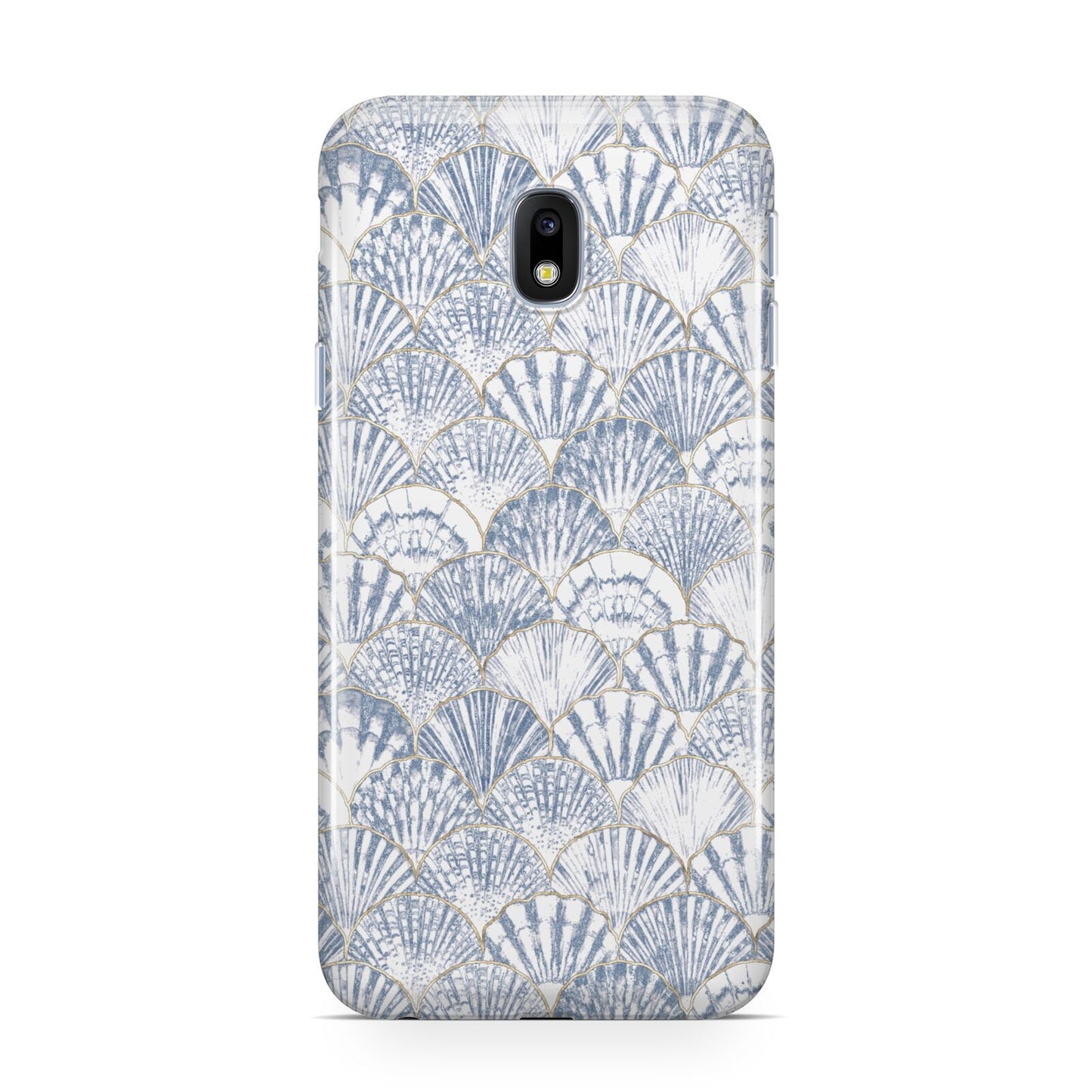 Blue Seashell Pattern Samsung Galaxy J3 2017 Case
