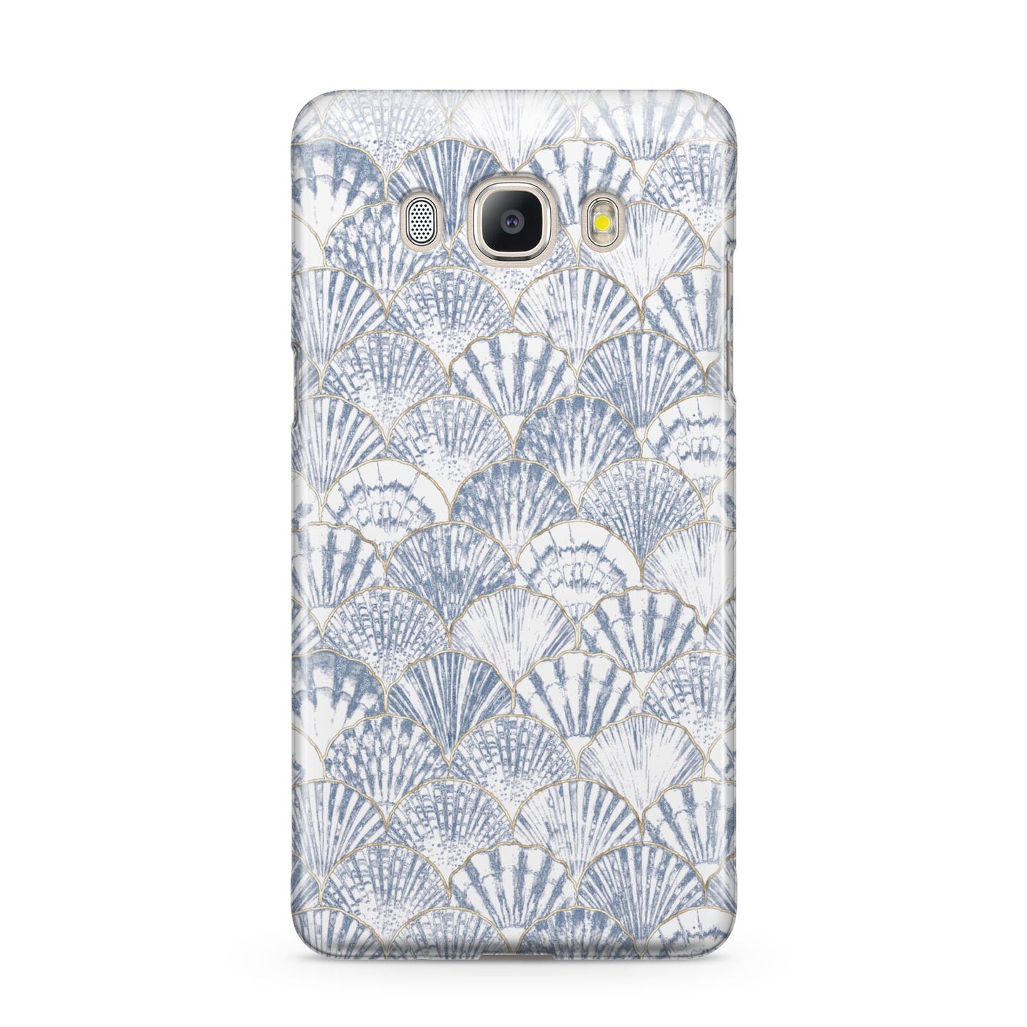 Blue Seashell Pattern Samsung Galaxy J5 2016 Case