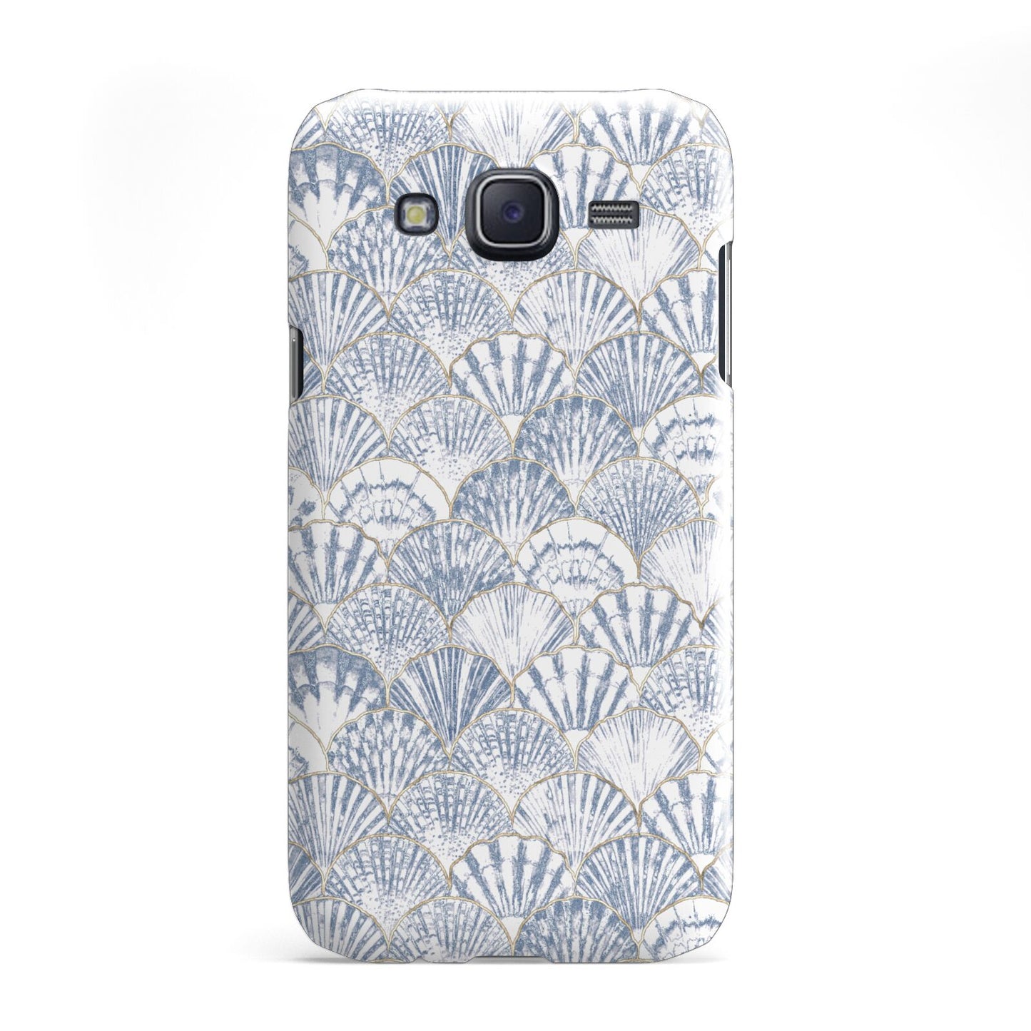 Blue Seashell Pattern Samsung Galaxy J5 Case