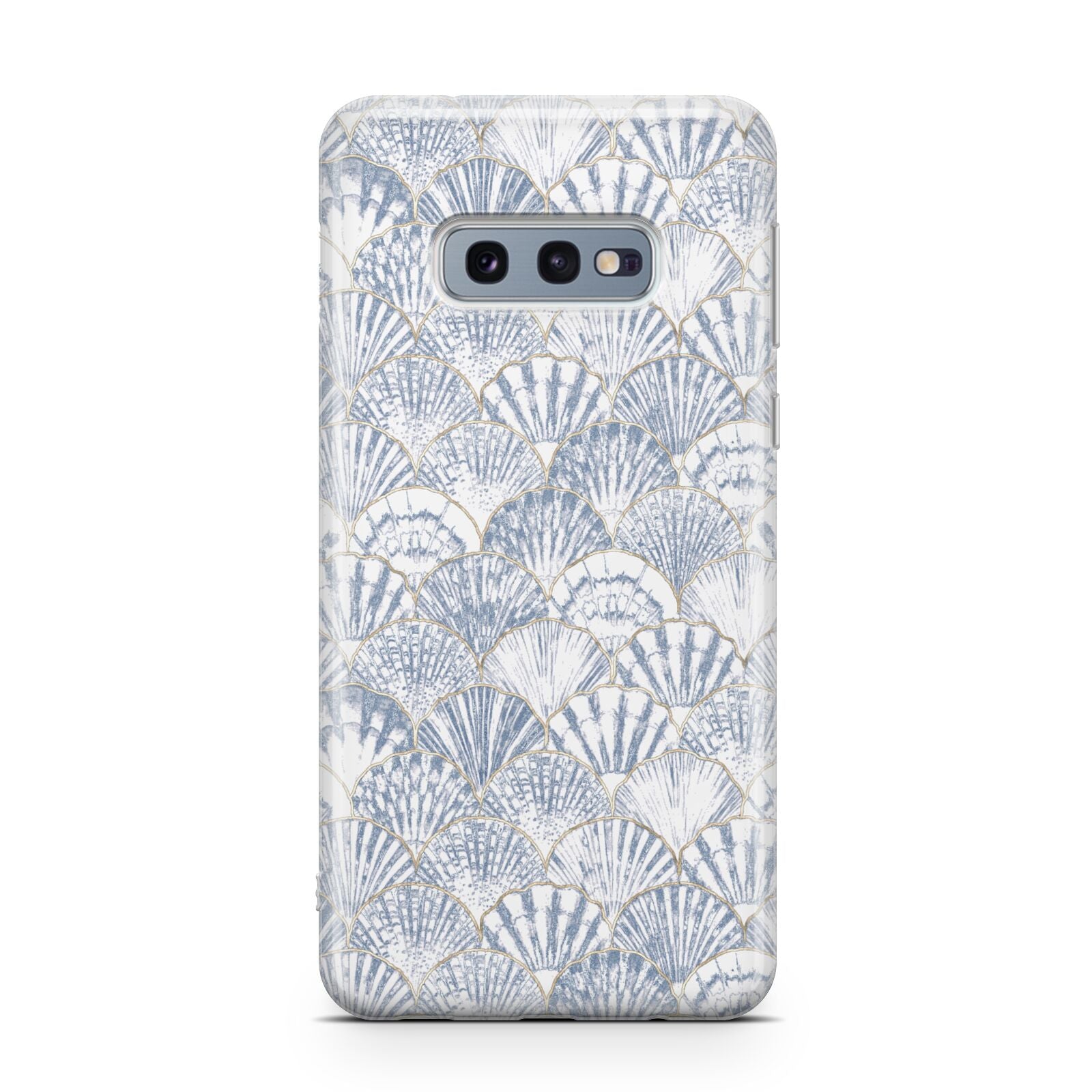 Blue Seashell Pattern Samsung Galaxy S10E Case