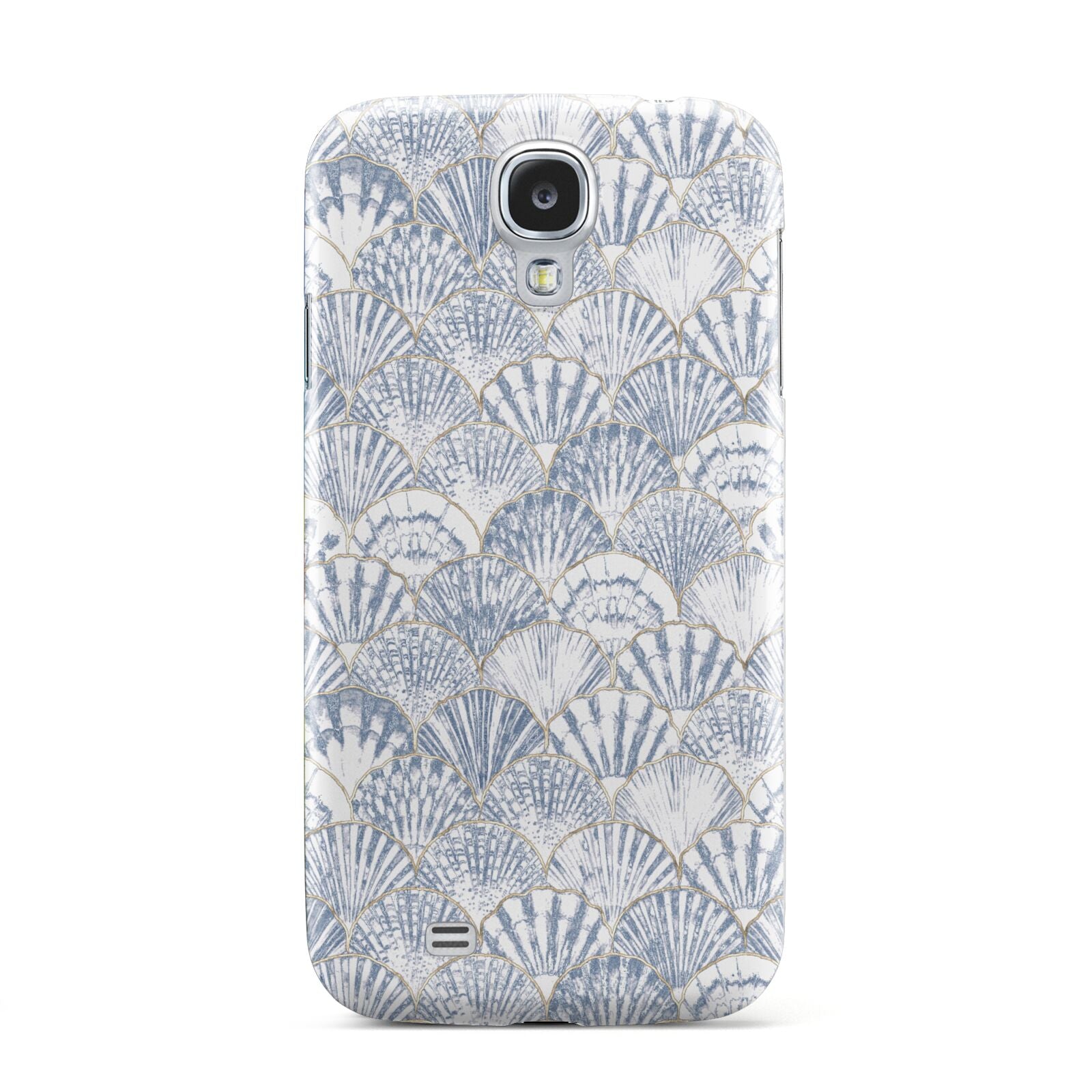 Blue Seashell Pattern Samsung Galaxy S4 Case