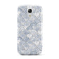 Blue Seashell Pattern Samsung Galaxy S4 Mini Case