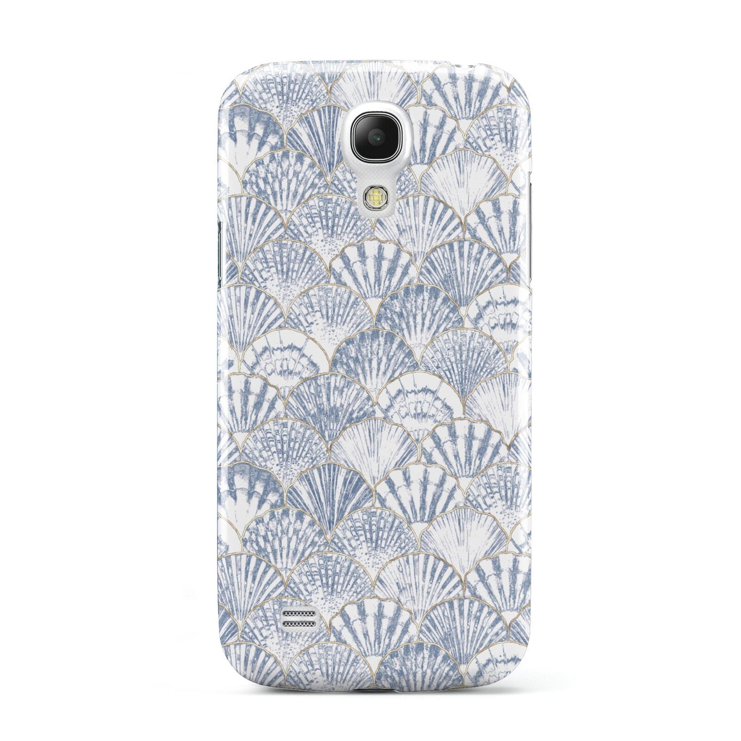 Blue Seashell Pattern Samsung Galaxy S4 Mini Case