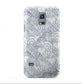 Blue Seashell Pattern Samsung Galaxy S5 Mini Case