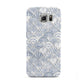 Blue Seashell Pattern Samsung Galaxy S6 Case