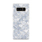 Blue Seashell Pattern Samsung Galaxy S8 Case