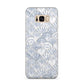 Blue Seashell Pattern Samsung Galaxy S8 Plus Case